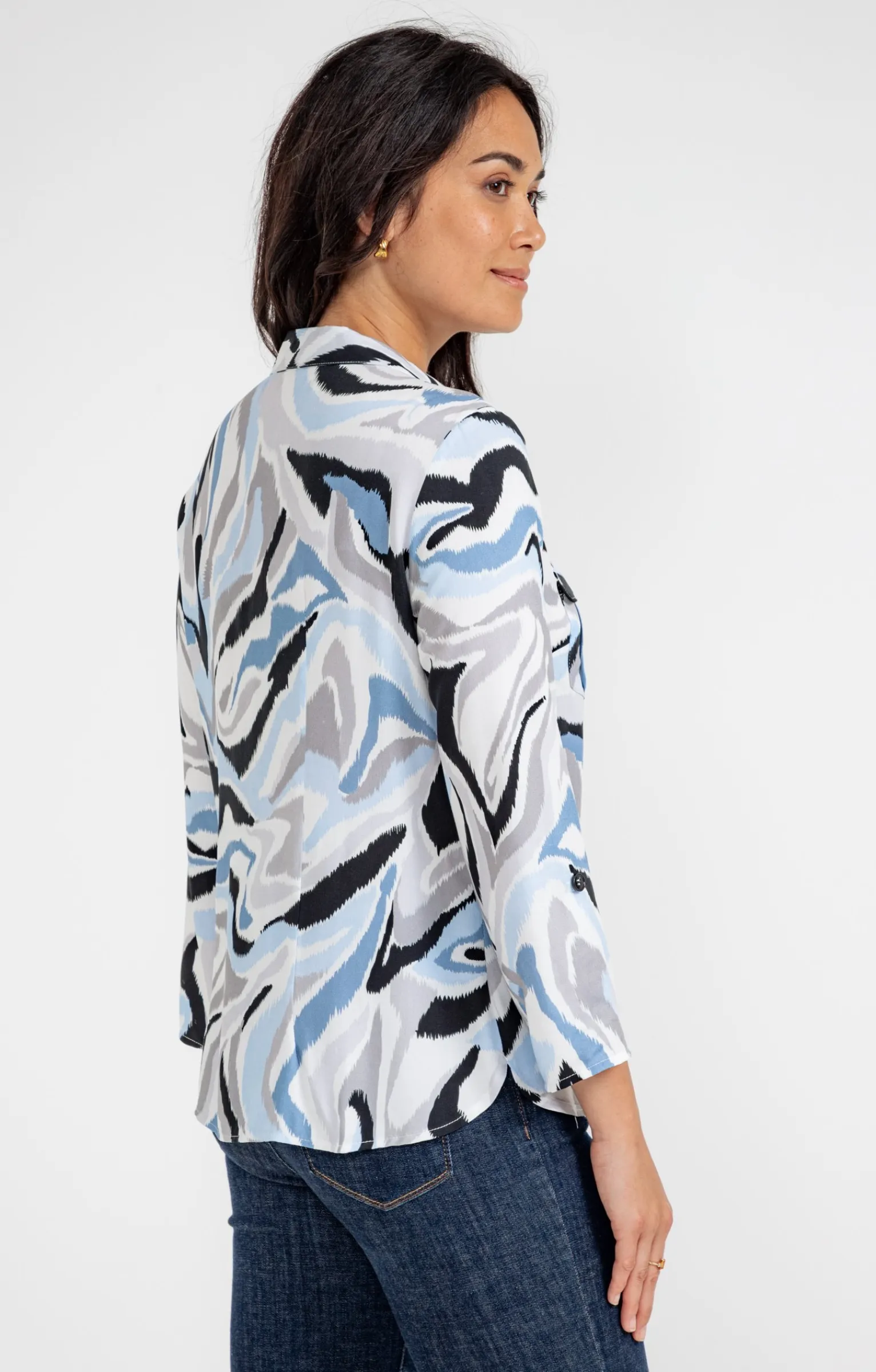 Chemisiers<Armand Thiery Chemise imprimée animalier - Écru