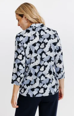 Chemisiers<Armand Thiery Chemise imprimée feuillage - Noir