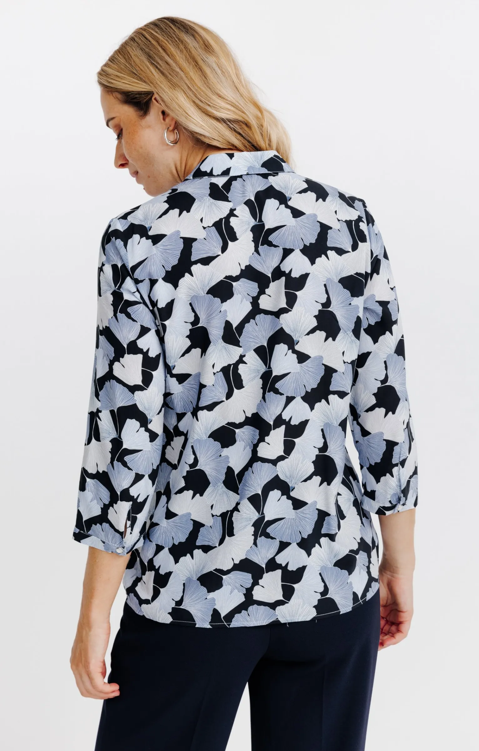 Chemisiers<Armand Thiery Chemise imprimée feuillage - Noir