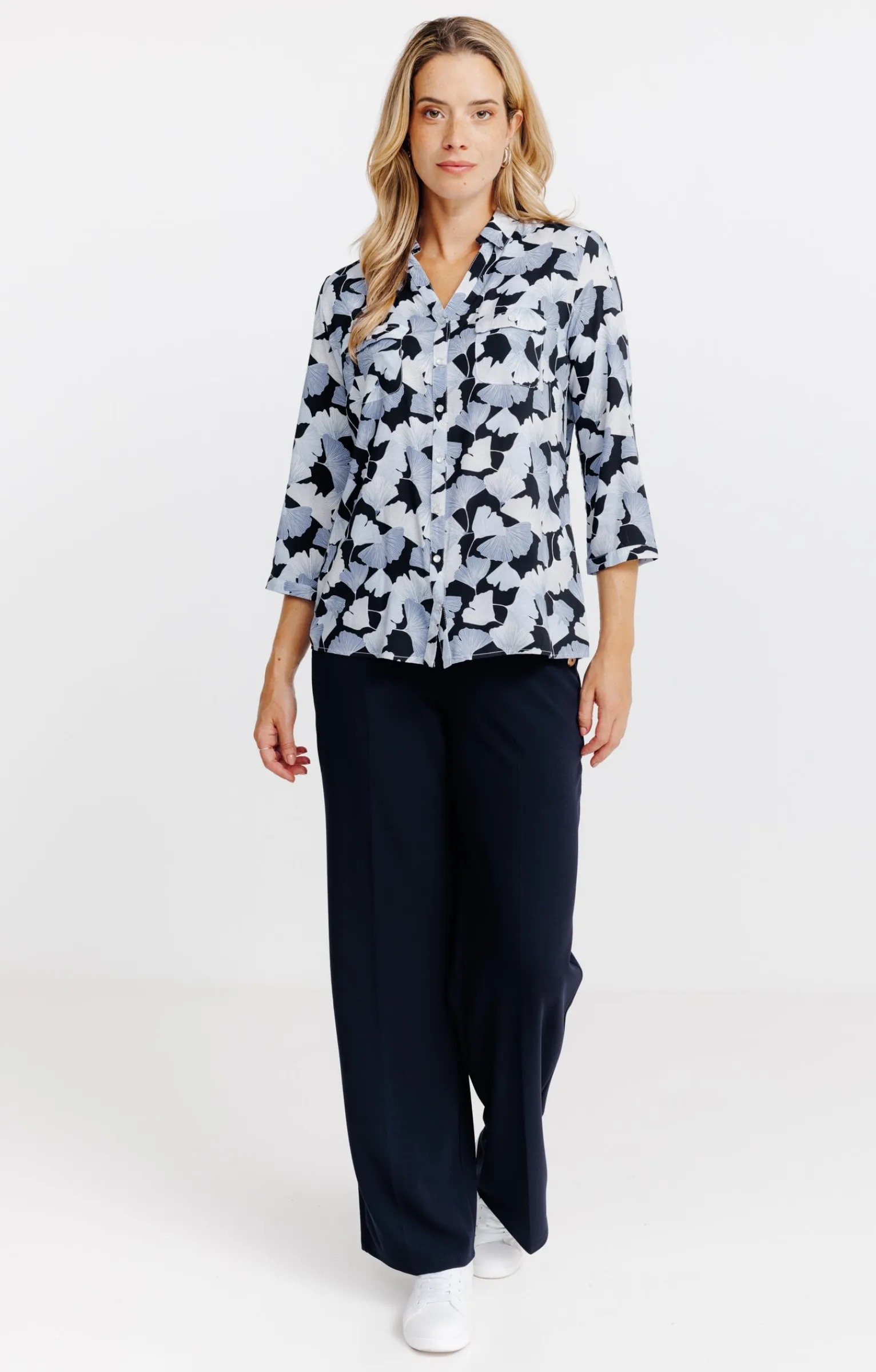 Chemisiers<Armand Thiery Chemise imprimée feuillage - Noir
