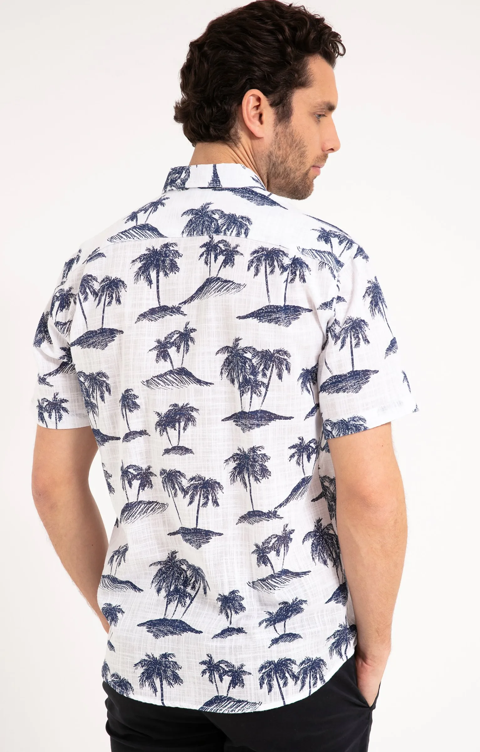 Chemises<Armand Thiery Chemise manches courtes ISLAND - Blanc