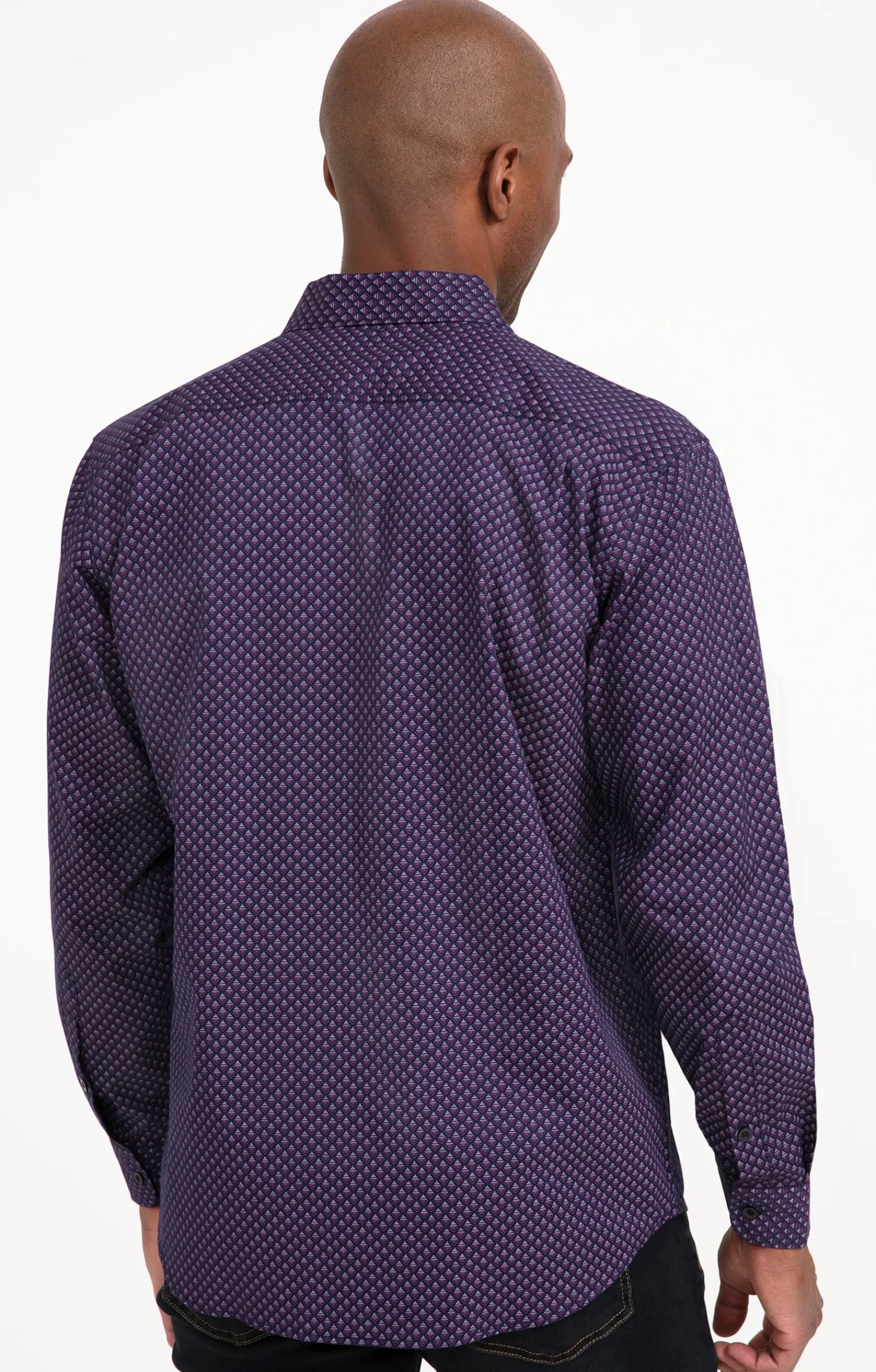 Chemises<Armand Thiery Chemise manches longes MACK - Prune