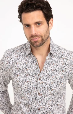 Chemises<Armand Thiery Chemise manches longes MARCUS - Grisclair