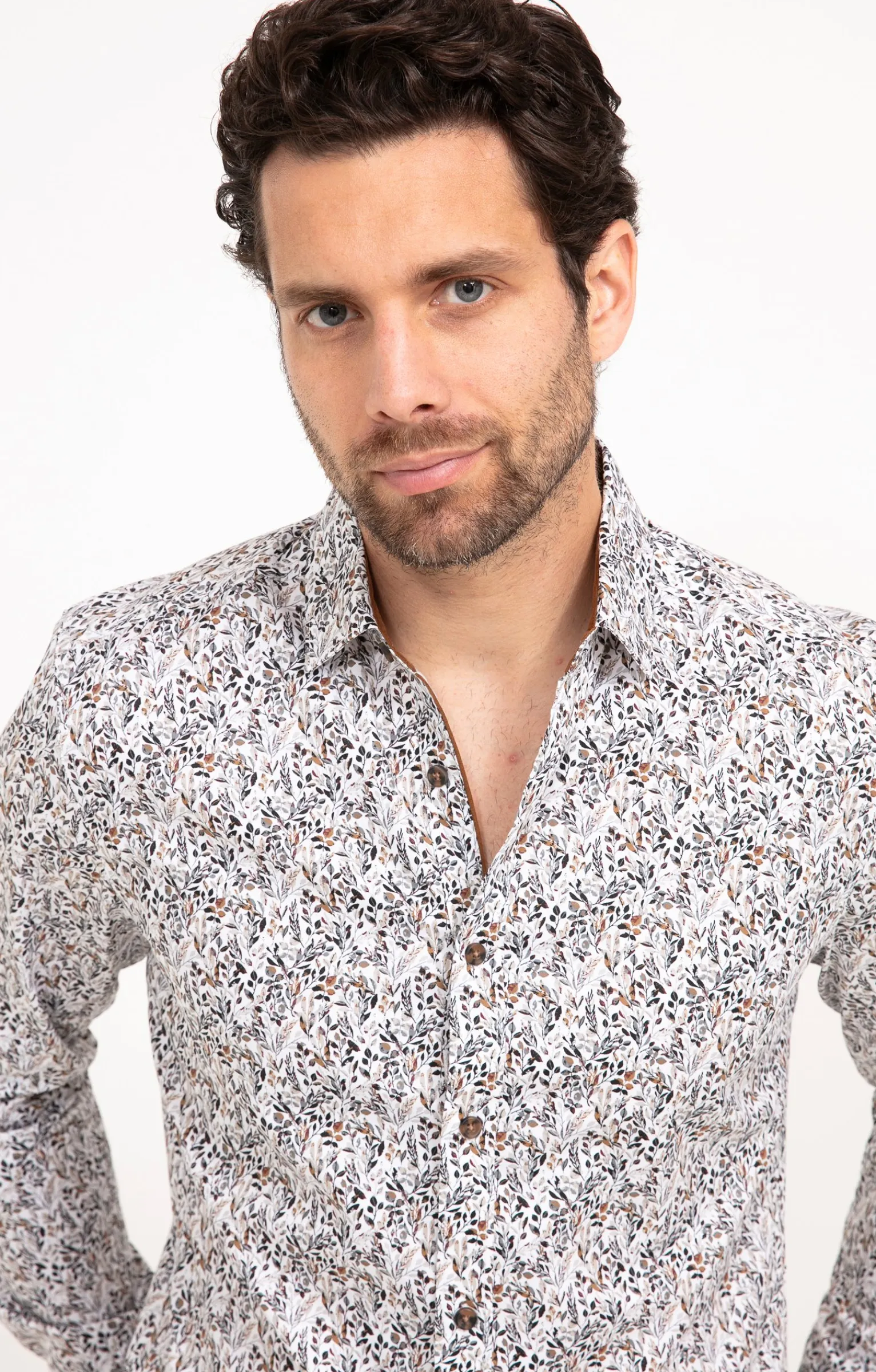 Chemises<Armand Thiery Chemise manches longes MARCUS - Grisclair
