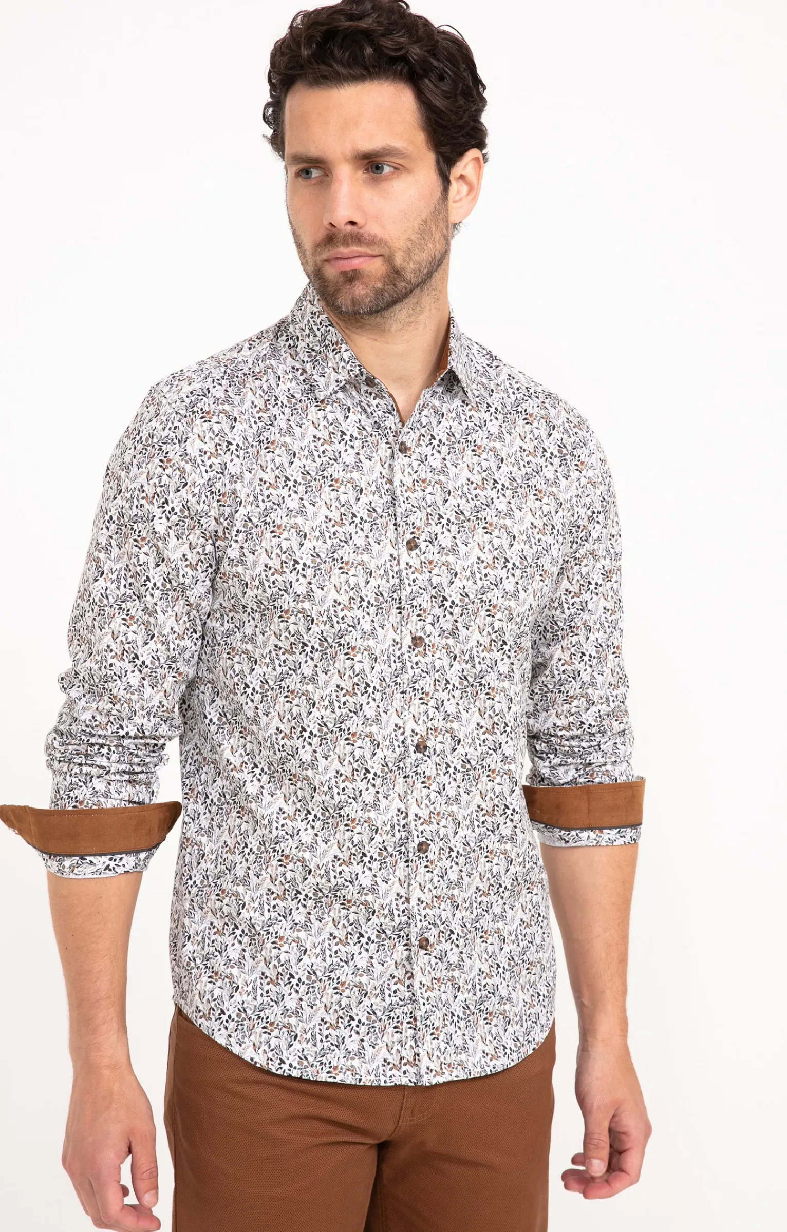 Chemises<Armand Thiery Chemise manches longes MARCUS - Grisclair