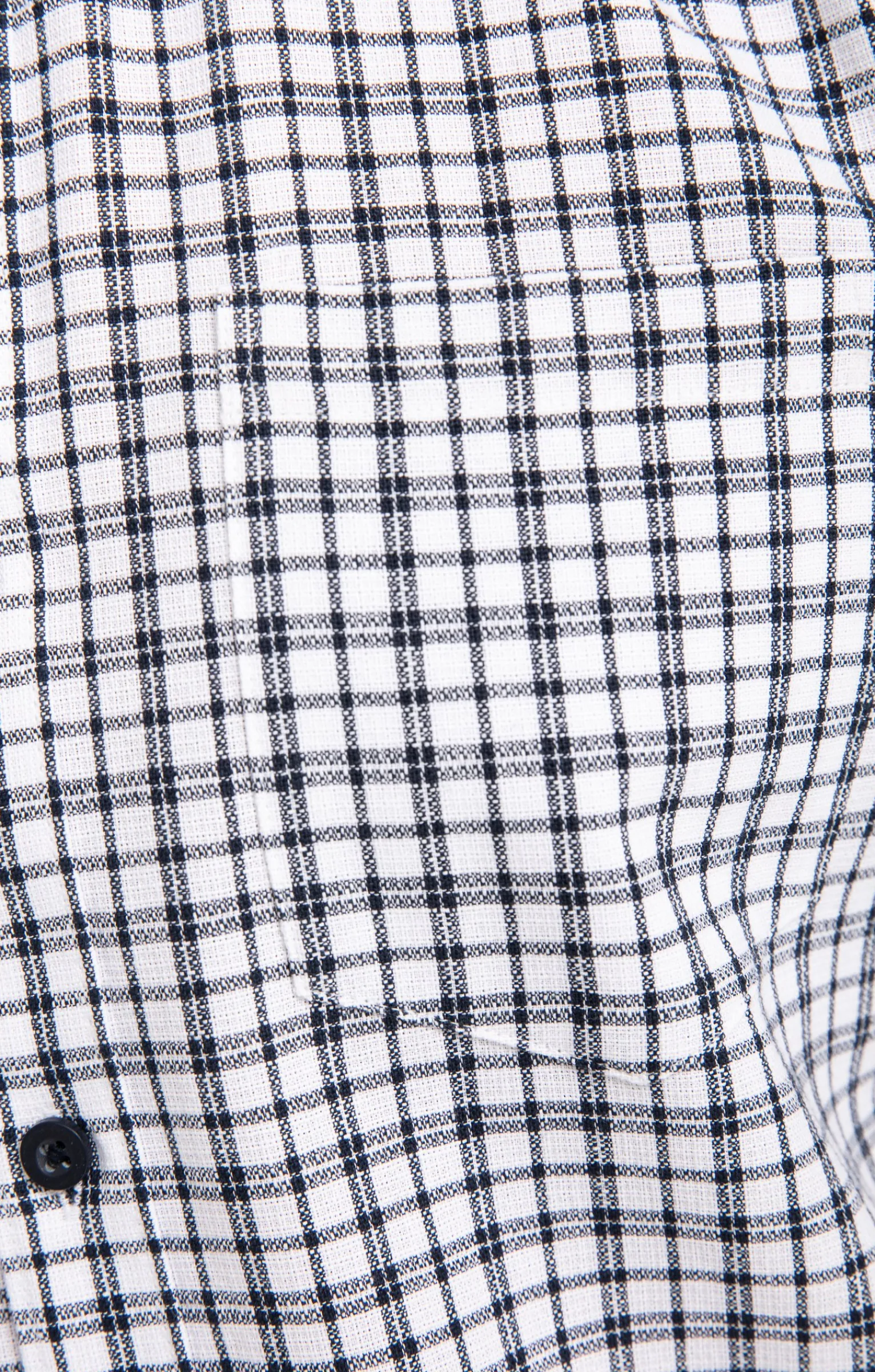 Chemises<Armand Thiery Chemise manches longues à carreaux DOBBY - Blanc