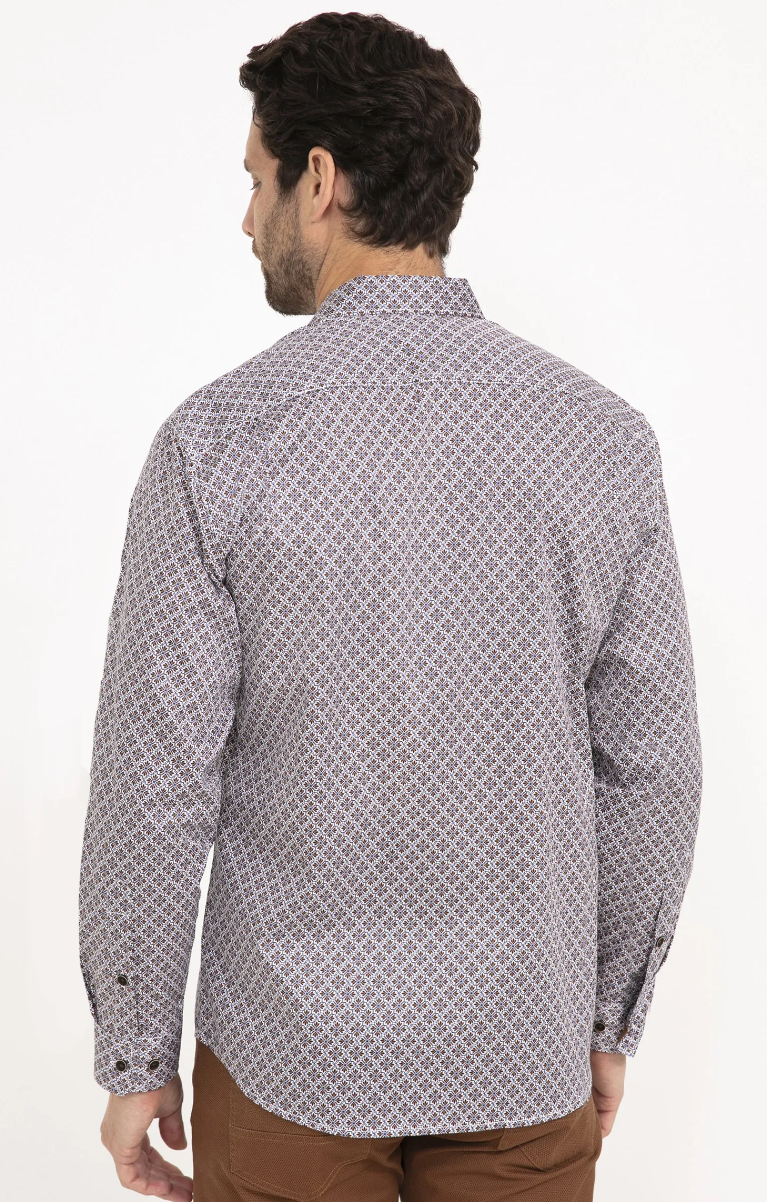 Chemises<Armand Thiery Chemise manches longues ARABESQUE - Blanc