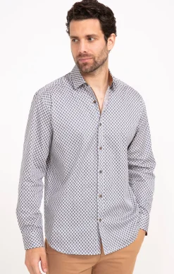 Chemises<Armand Thiery Chemise manches longues BILBA - Blanc