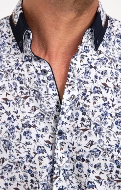 Chemises<Armand Thiery Chemise manches longues BENJI - Blanc