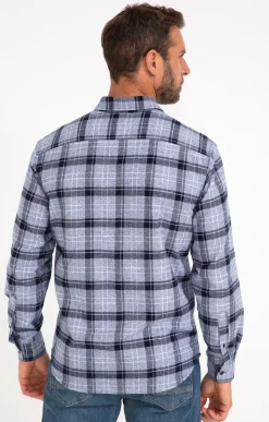 Chemises<Armand Thiery Chemise manches longues BERNE - Bleu