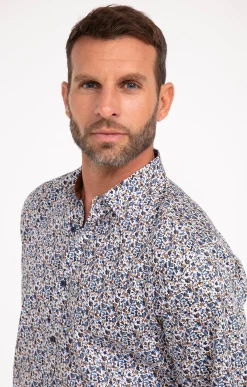 Chemises<Armand Thiery Chemise manches longues BERTHIE - Blanc