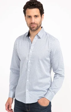 Chemises<Armand Thiery Chemise manches longues BARCA - Blanc