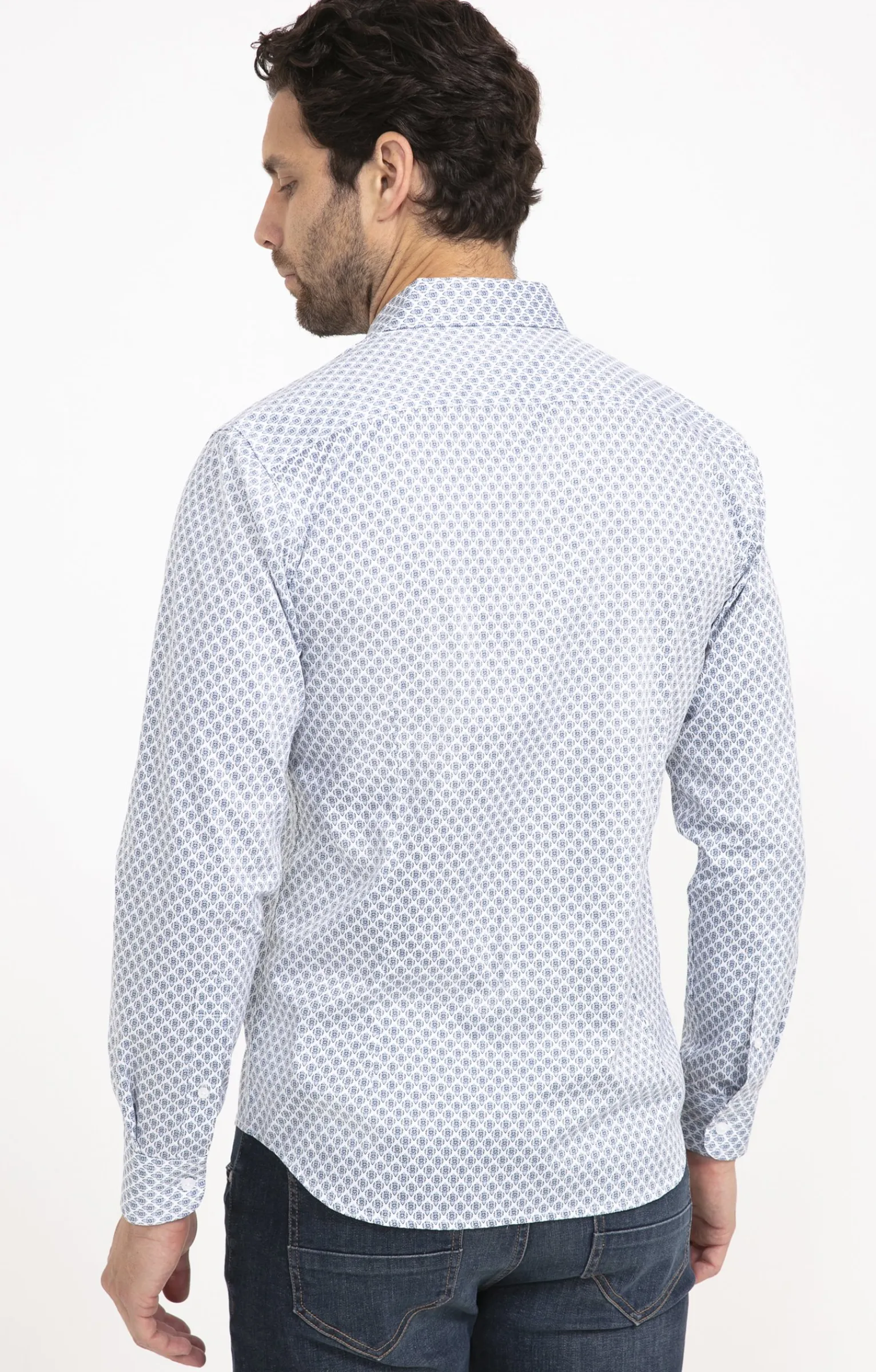 Chemises<Armand Thiery Chemise manches longues BARCA - Blanc
