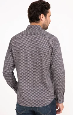 Chemises<Armand Thiery Chemise manches longues BARCA - Marine