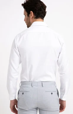Chemises<Armand Thiery Chemise manches longues coupe regular - Blanc
