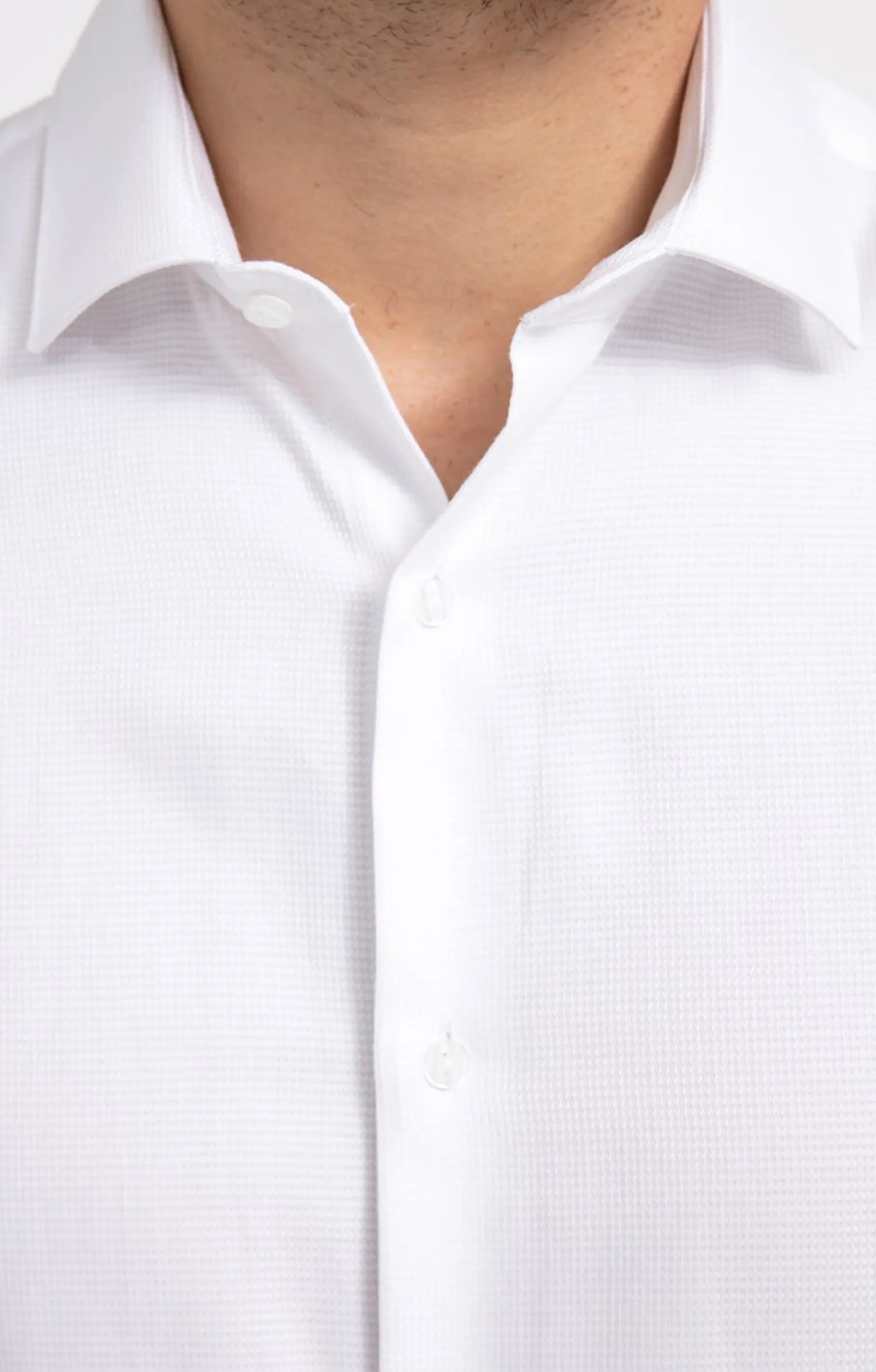 Chemises<Armand Thiery Chemise manches longues coupe regular - Blanc