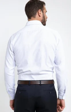 Chemises<Armand Thiery Chemise manches longues coupe regular - Blanc