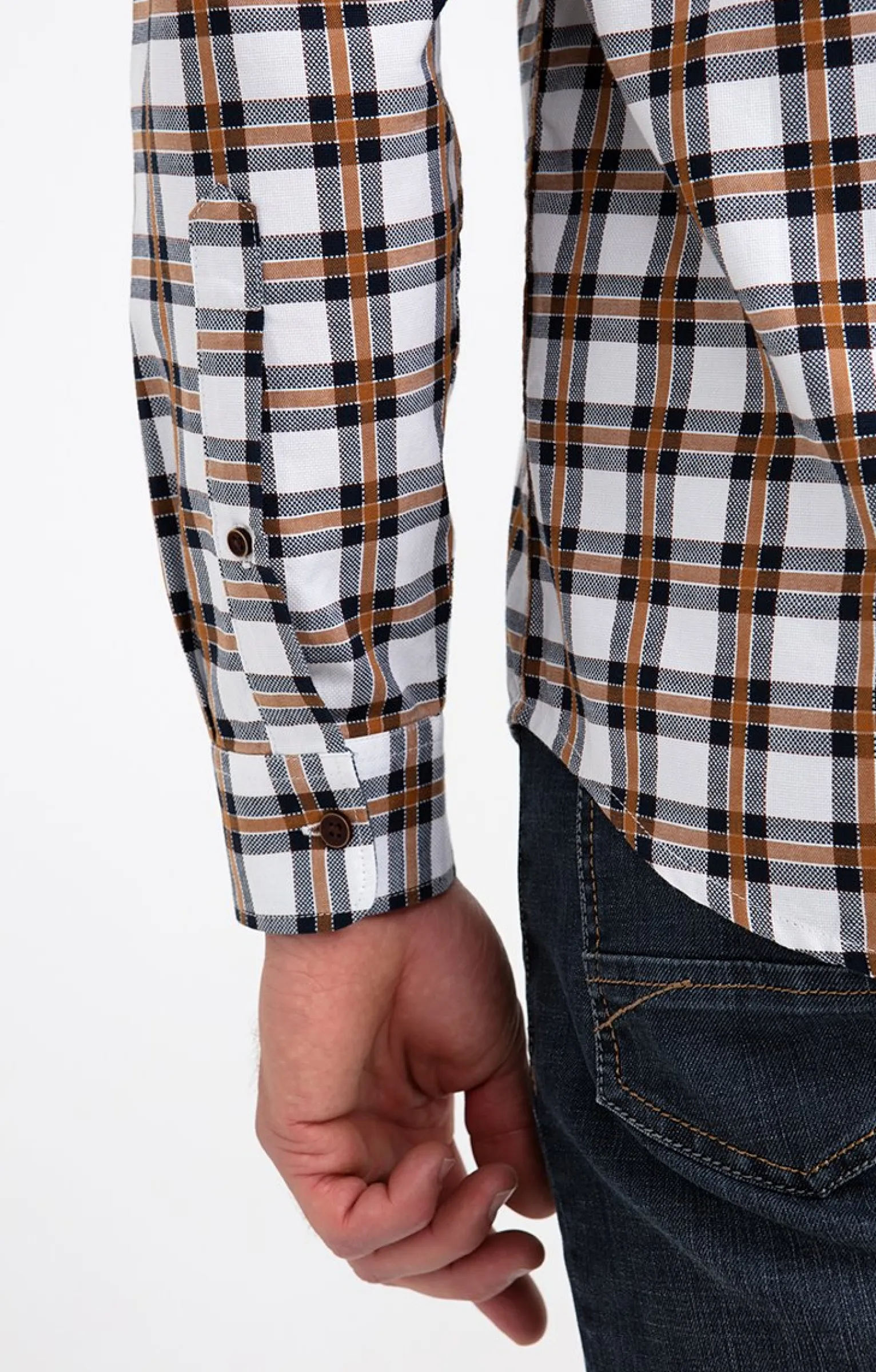 Chemises<Armand Thiery Chemise manches longues crx légers - Blanc