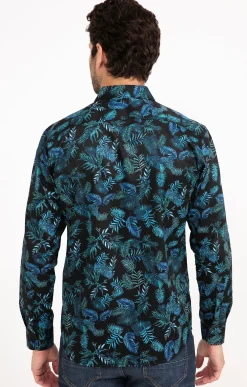 Chemises<Armand Thiery Chemise manches longues DARKOJUNG - Marine