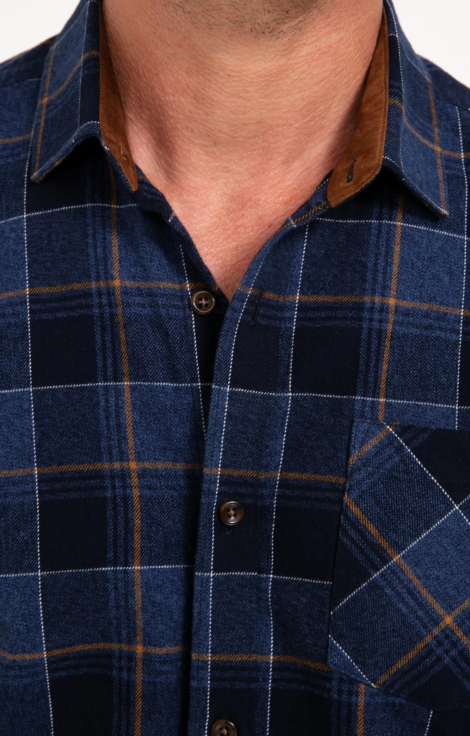 Chemises<Armand Thiery Chemise manches longues DIANE - Bleu