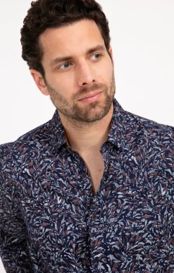Chemises<Armand Thiery Chemise manches longues LASCO - Marine