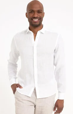 Chemises<Armand Thiery Chemise manches longues LINA - Blanc