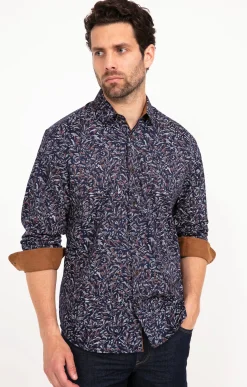 Chemises<Armand Thiery Chemise manches longues LASCO - Marine