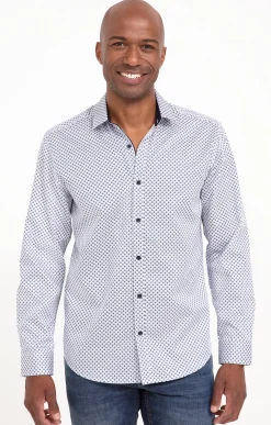 Chemises<Armand Thiery Chemise manches longues MACK - Blanc