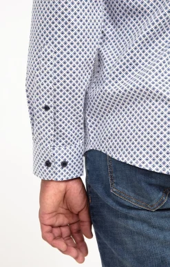 Chemises<Armand Thiery Chemise manches longues MACK - Blanc