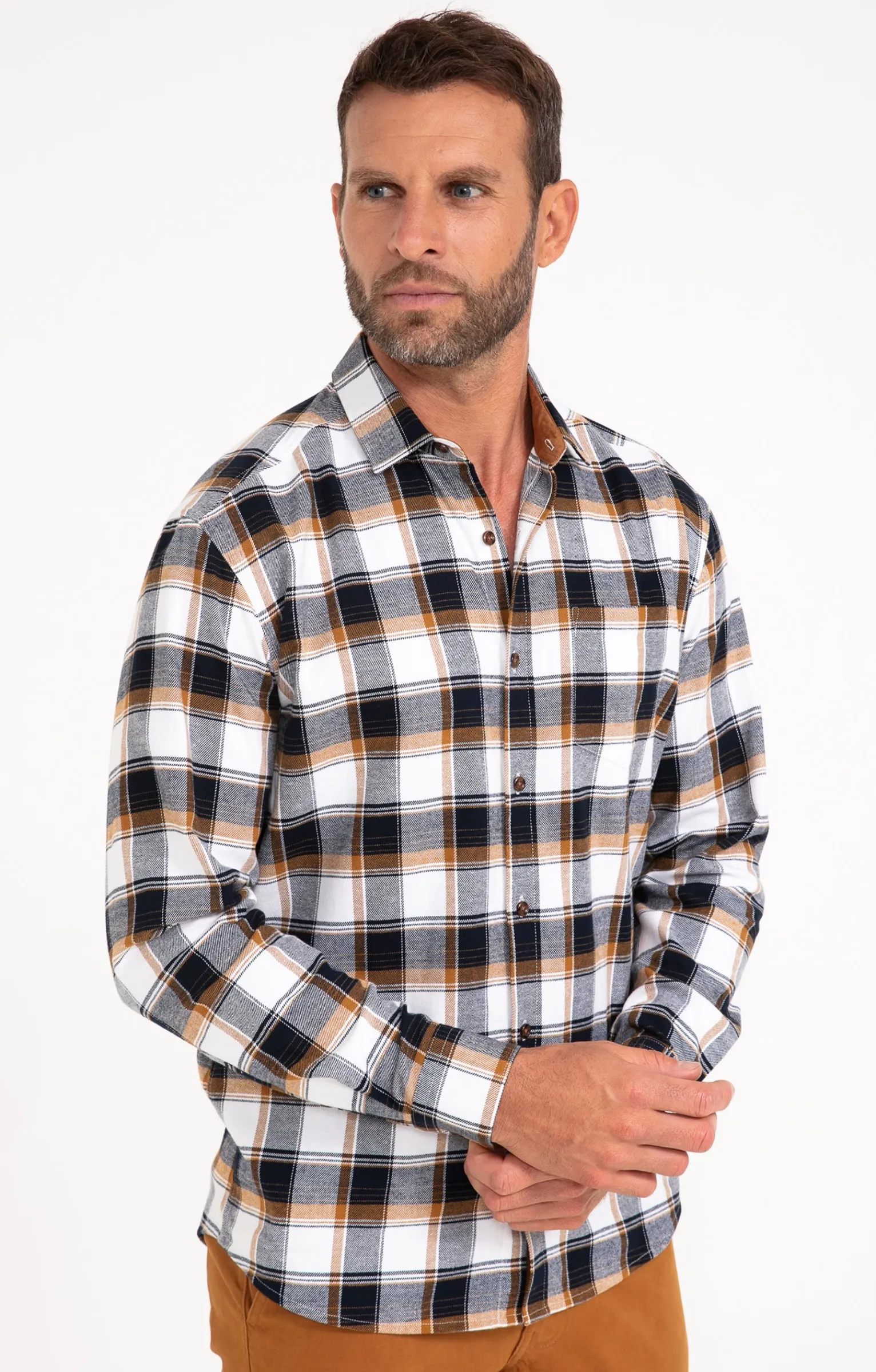 Chemises<Armand Thiery Chemise manches longues NOVA - Bleu