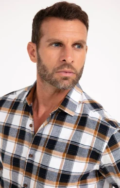 Chemises<Armand Thiery Chemise manches longues NOVA - Bleu