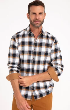 Chemises<Armand Thiery Chemise manches longues NOVA - Bleu