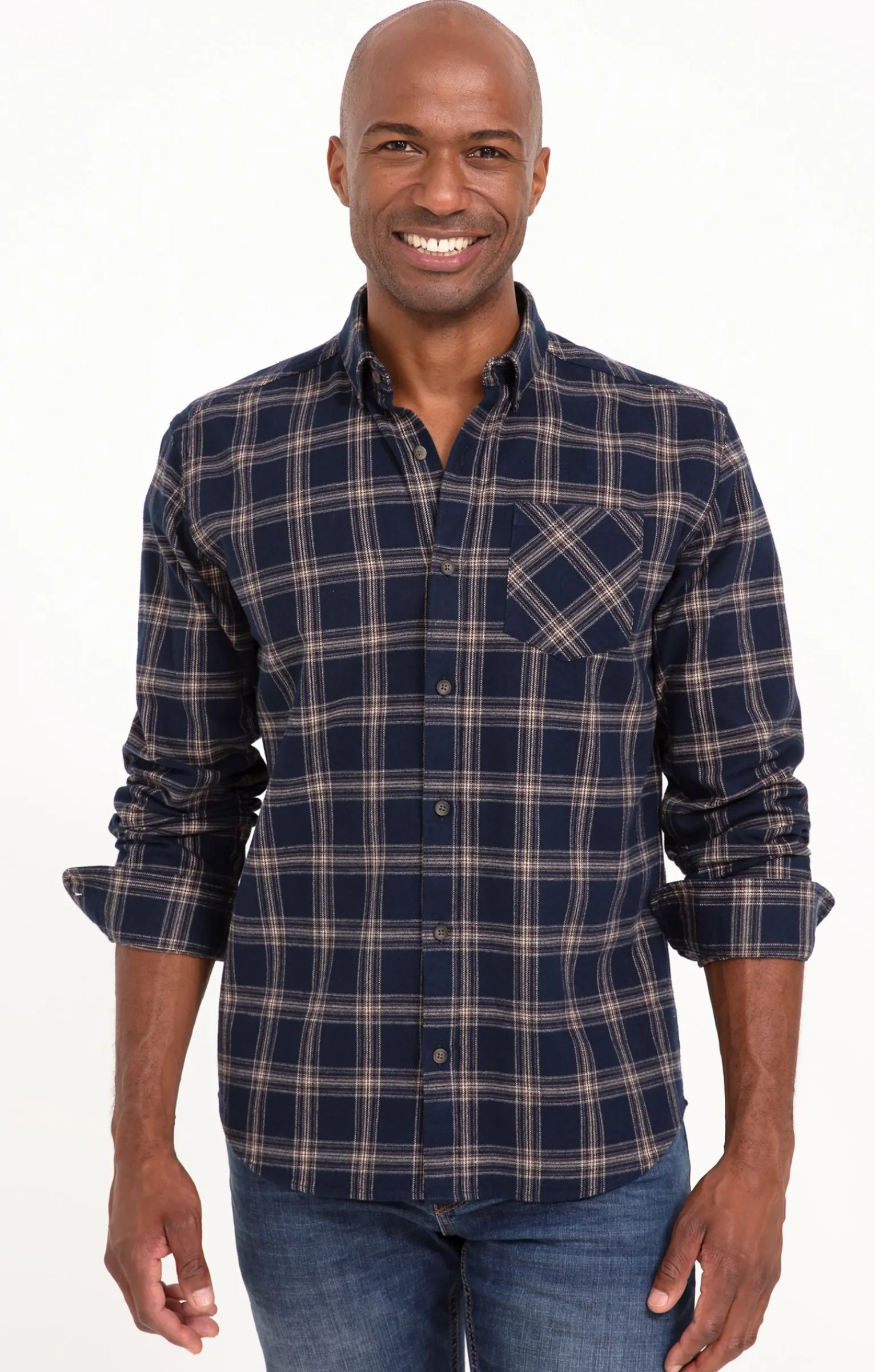 Chemises<Armand Thiery Chemise manches longues OLDISH - Marine