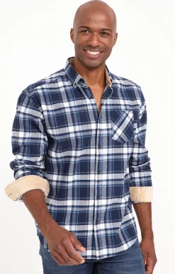Chemises<Armand Thiery Chemise manches longues OCEAN - Bleu