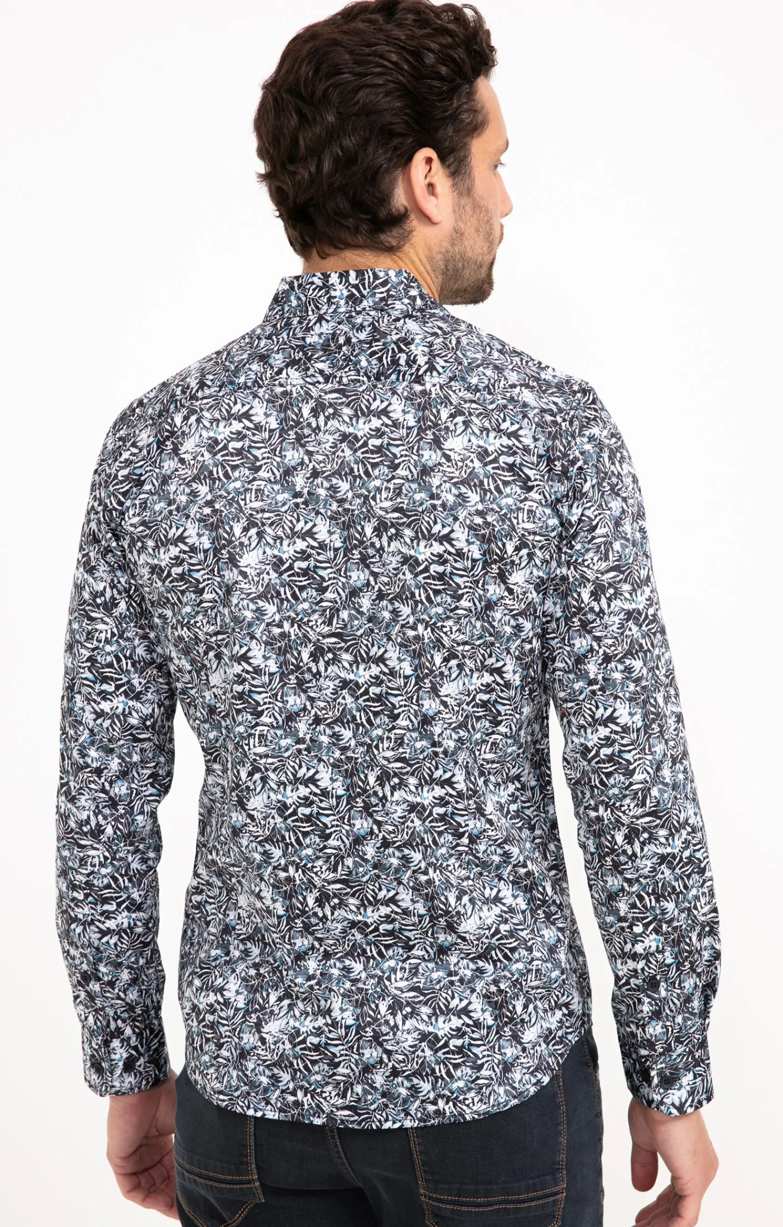 Chemises<Armand Thiery Chemise manches longues PETROLE DARK - Pétrole