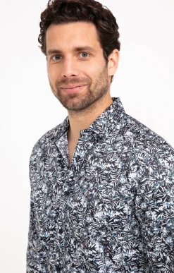 Chemises<Armand Thiery Chemise manches longues PETROLE DARK - Pétrole