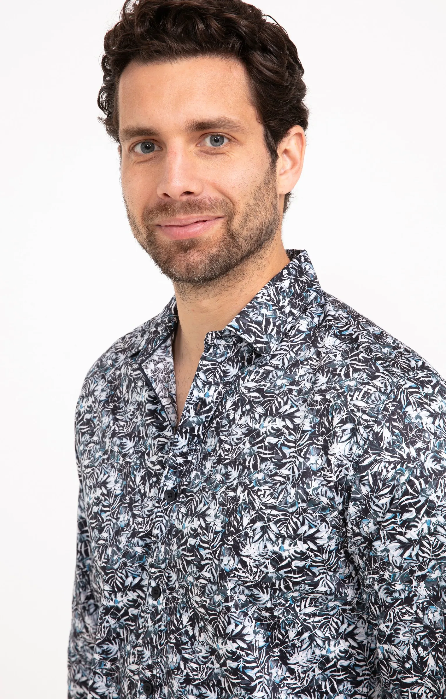Chemises<Armand Thiery Chemise manches longues PETROLE DARK - Pétrole