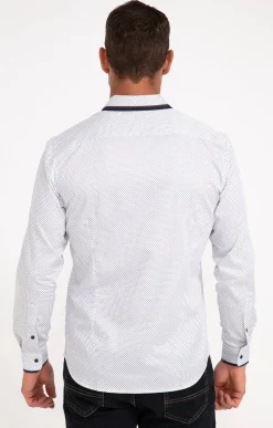 Chemises<Armand Thiery Chemise manches longues SAPIN - Blanc