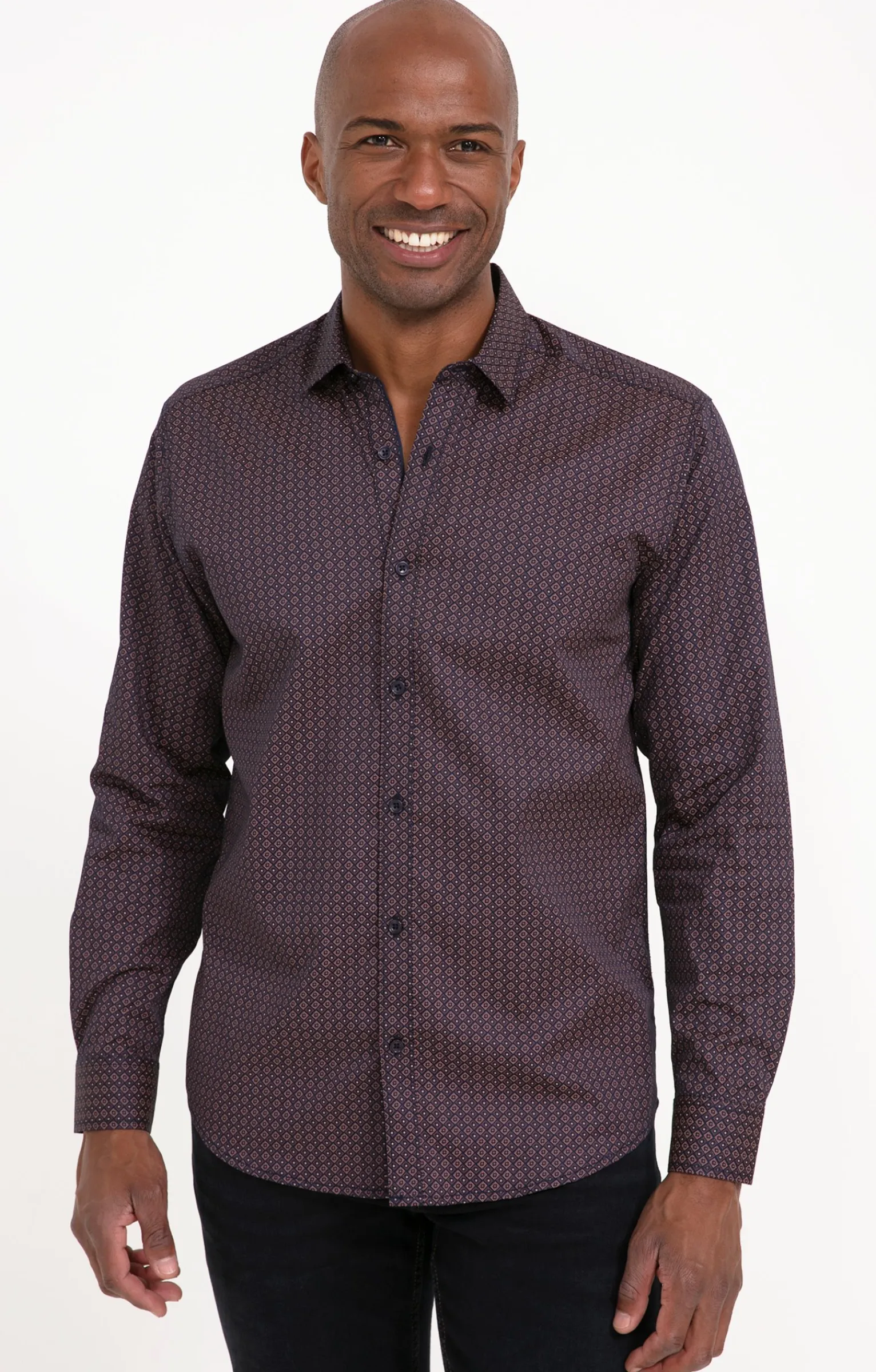 Chemises<Armand Thiery Chemise manches longues YORK - Brique