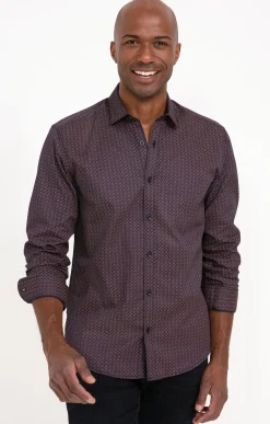 Chemises<Armand Thiery Chemise manches longues YORK - Brique