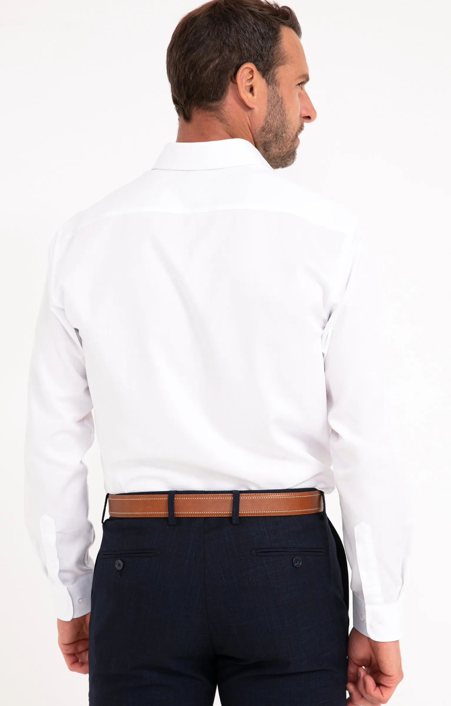 Chemises<Armand Thiery CHEMISE VILLE CALANDRE REGULAR - Blanc