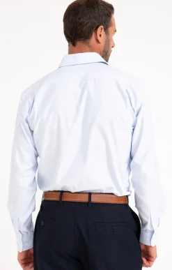 Chemises<Armand Thiery CHEMISE VILLE NANOPOINT CONFORT - Bleuciel