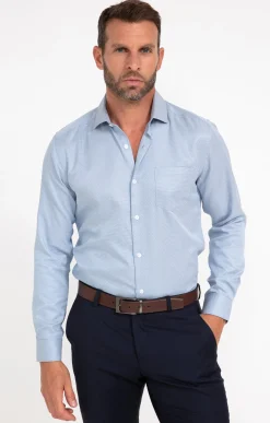 Chemises<Armand Thiery CHEMISE VILLE NANOTILE AJUSTÉE - Grismoyen