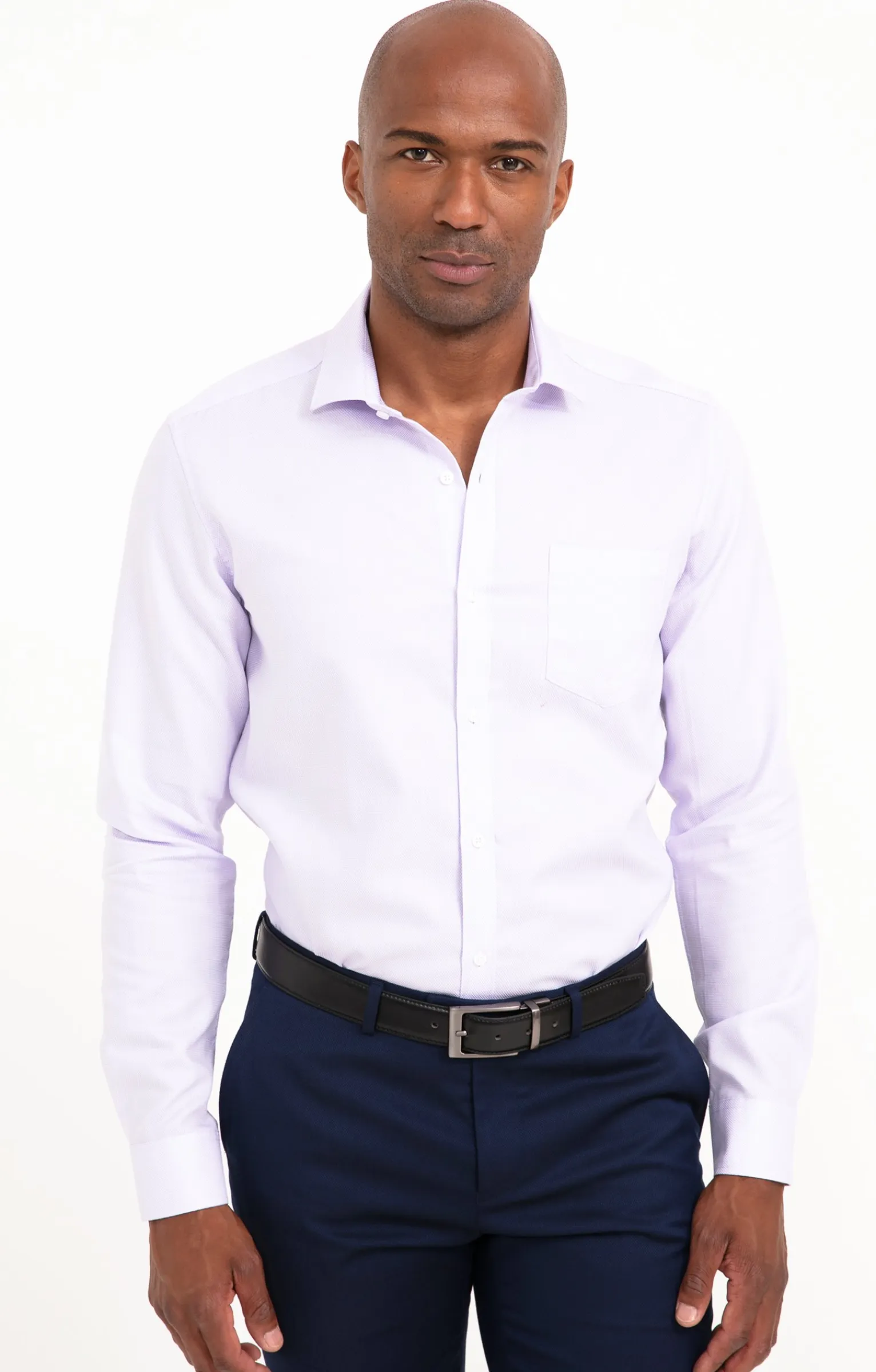 Chemises<Armand Thiery CHEMISE VILLE PURPLE CUBE AJUSTÉE - Violet