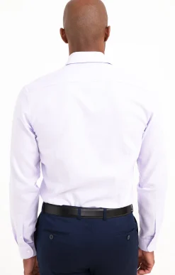 Chemises<Armand Thiery CHEMISE VILLE PURPLE CUBE AJUSTÉE - Violet