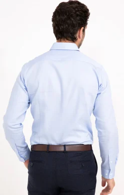Chemises<Armand Thiery CHEMISE VILLE TENCBLU AJUSTÉE - Bleuciel