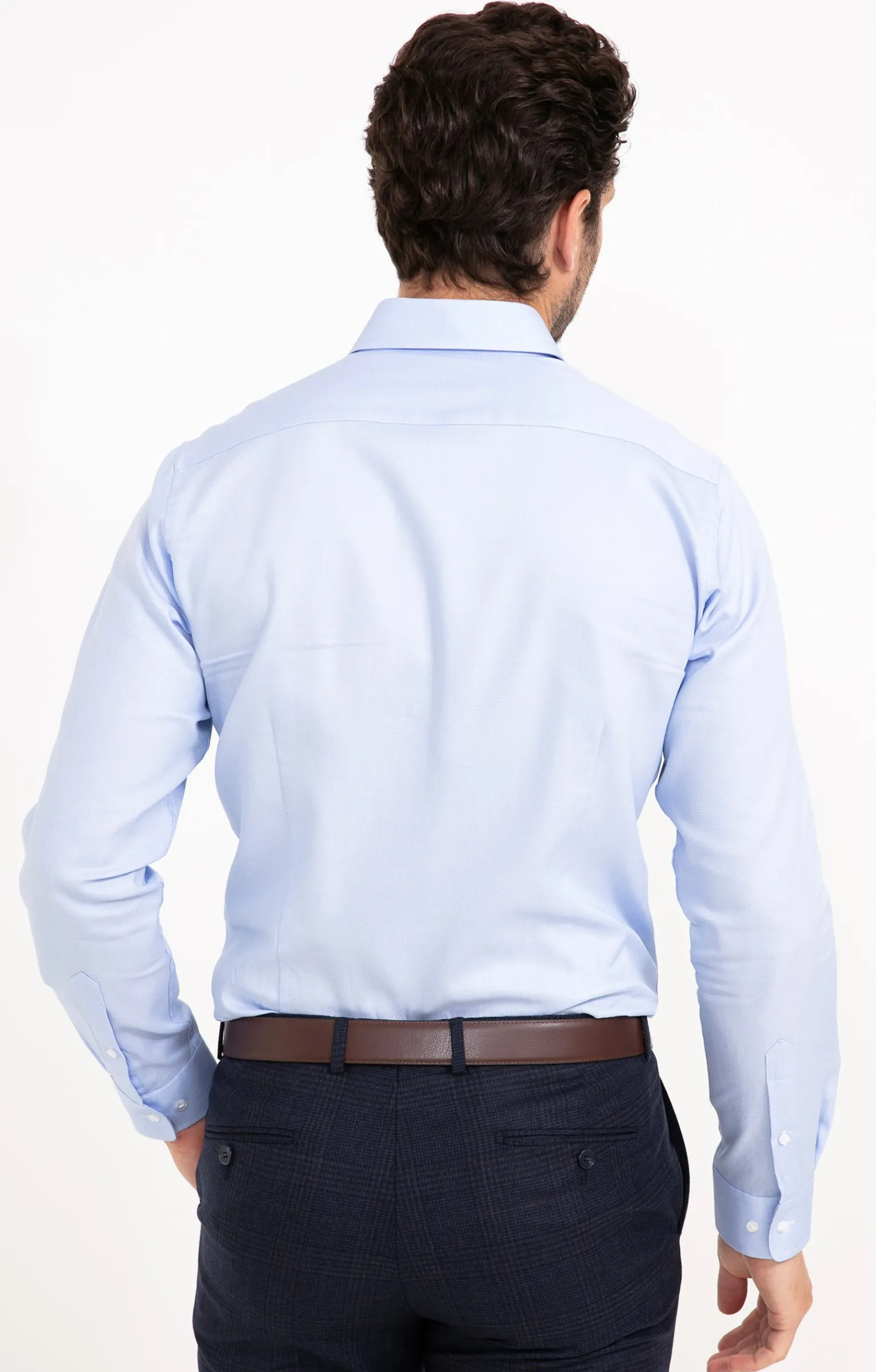 Chemises<Armand Thiery CHEMISE VILLE TENCBLU AJUSTÉE - Bleuciel
