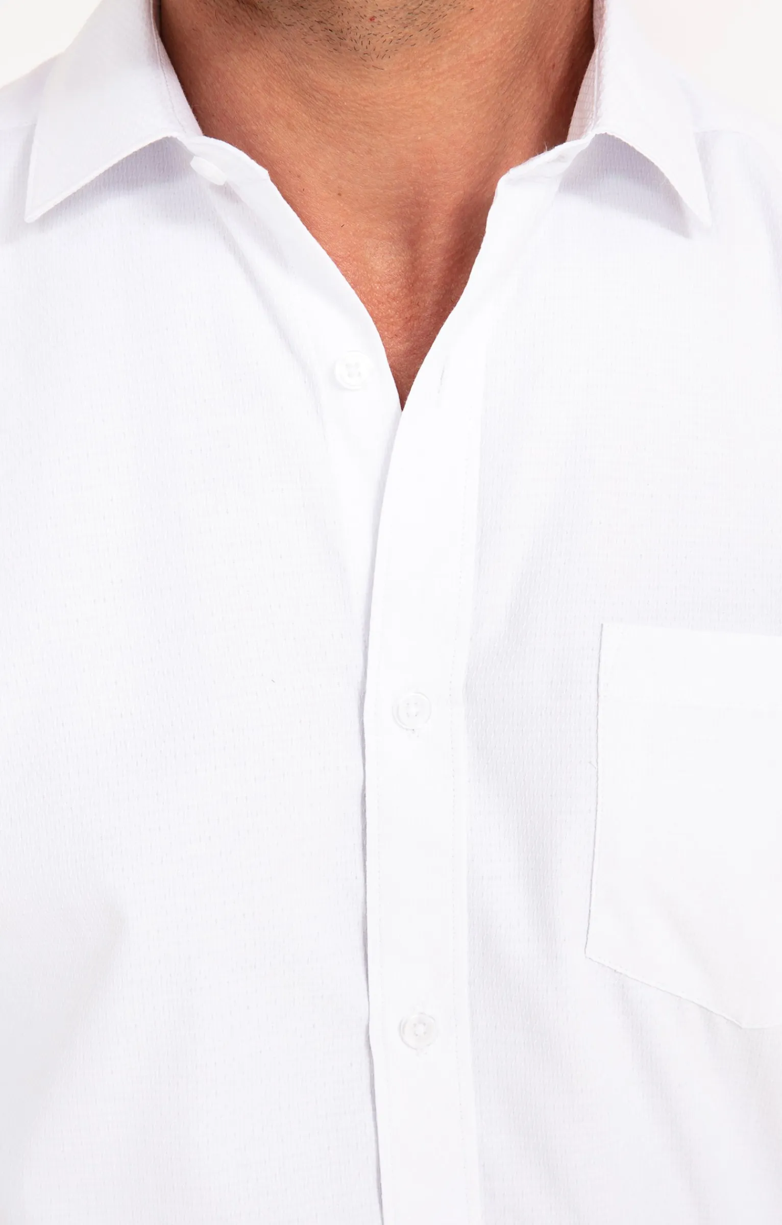 Chemises<Armand Thiery CHEMISE VILLE WHITEGRID AJUSTÉE - Blanc