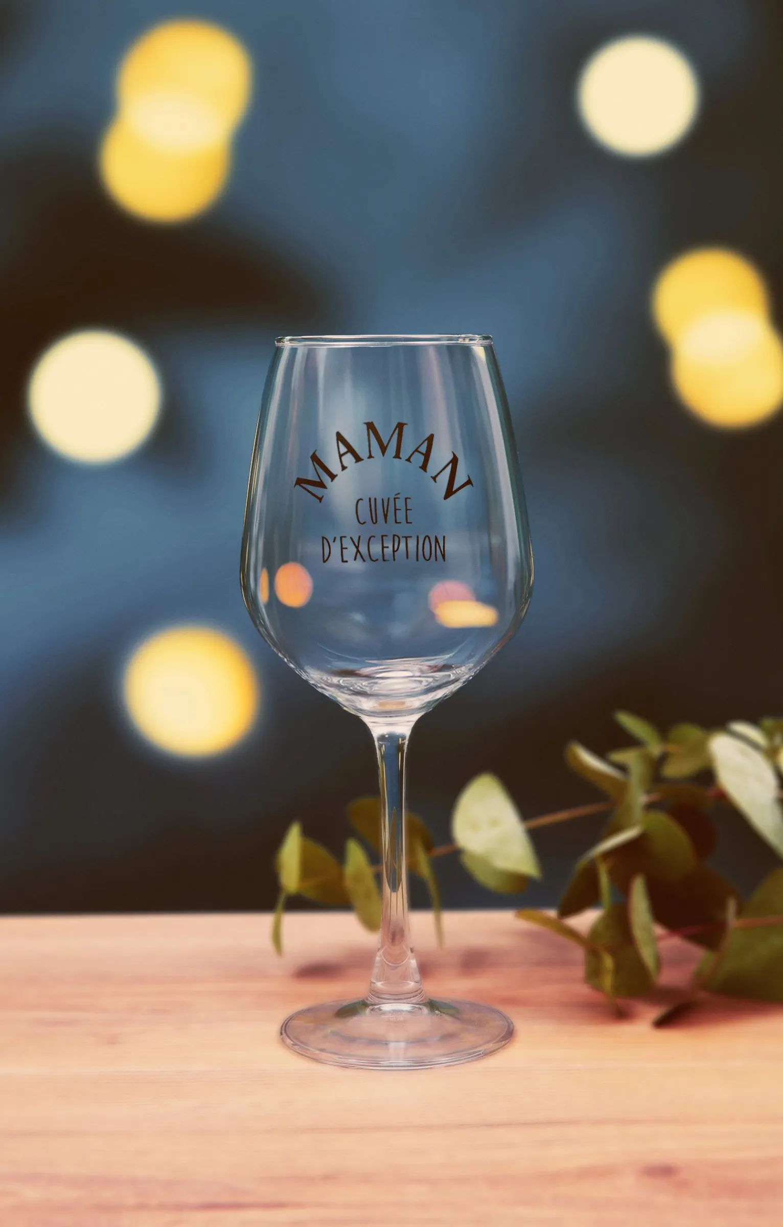 Accessoires<Armand Thiery Coffret verre et sous-verre Maman - Bordeaux