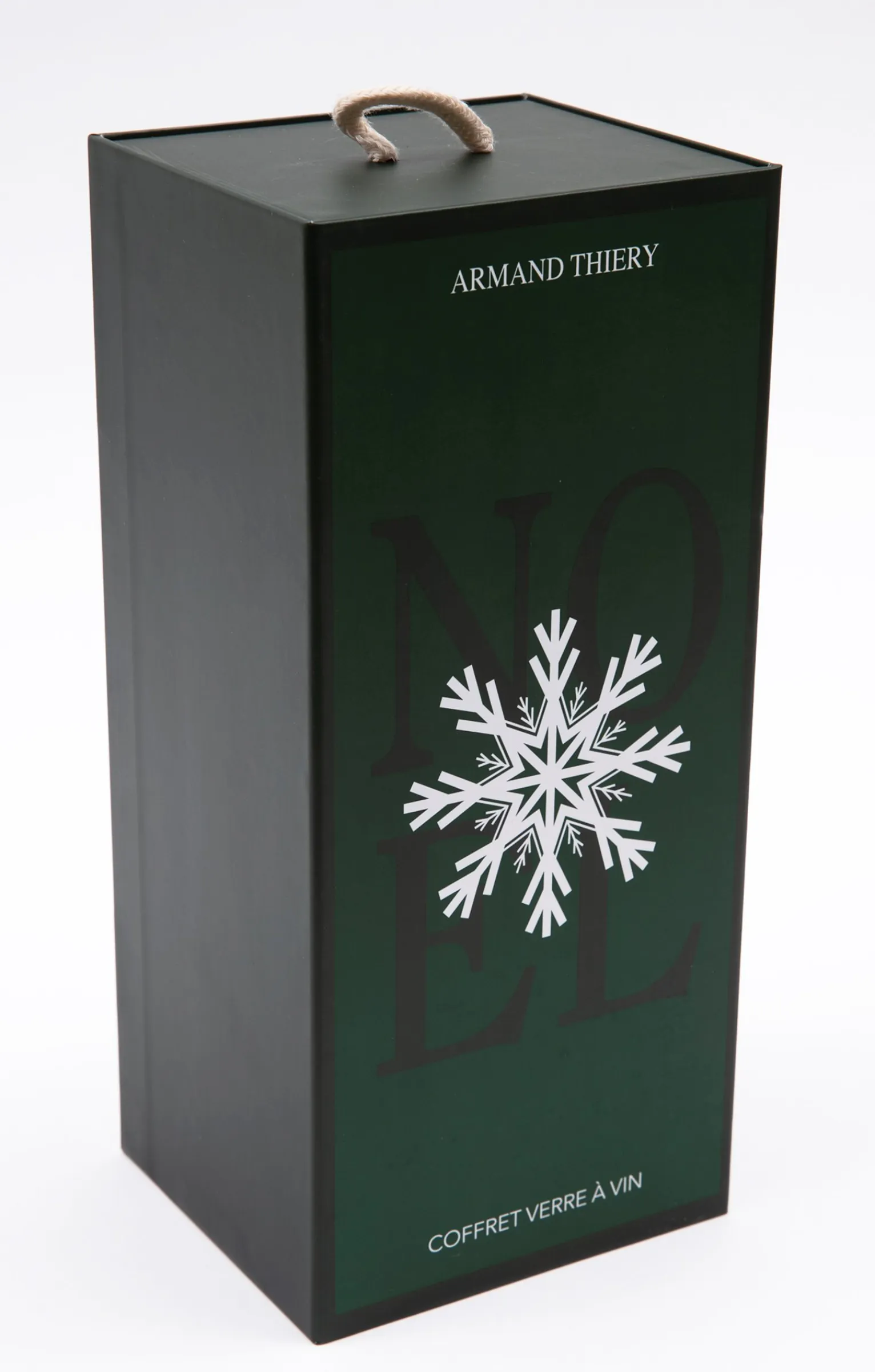 Accessoires<Armand Thiery Coffret verre et sous-verre Parrain - Noir